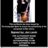 Jon Levin proof of signing certificate