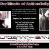Jonathan Banks proof of signing certificate
