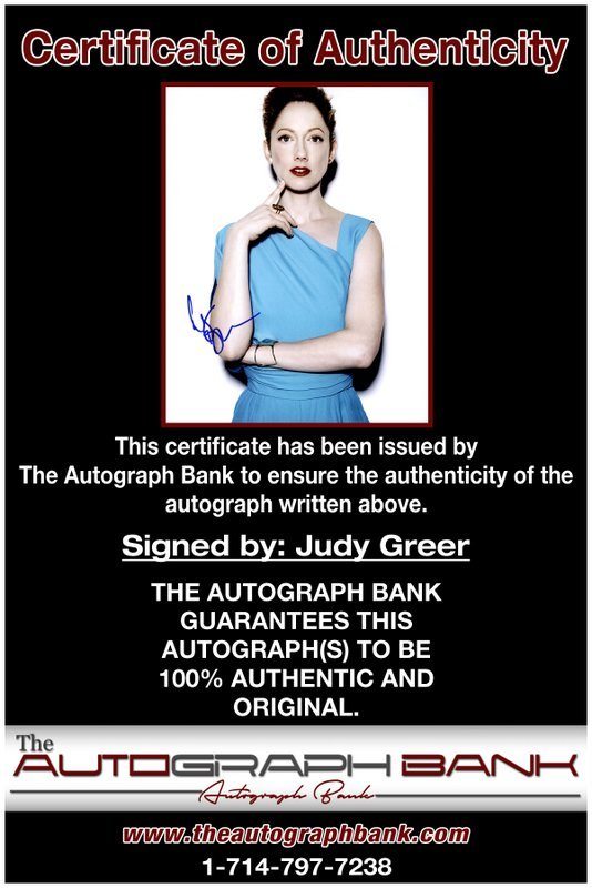 Judy Greer proof of signing certificate