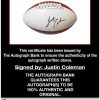 Justin Coleman proof of signing certificate