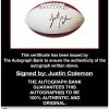 Justin Coleman proof of signing certificate