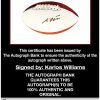 Karlos Williams proof of signing certificate