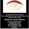 Karlos Williams proof of signing certificate