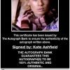 Kate Ashfield proof of signing certificate