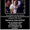 Kate Ashfield proof of signing certificate