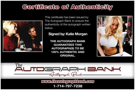 Katie Morgan proof of signing certificate