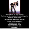 Kendall Jenner proof of signing certificate