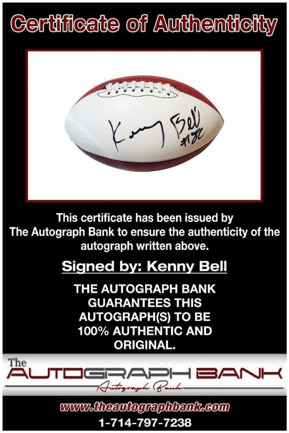 Kenny Bell proof of signing certificate