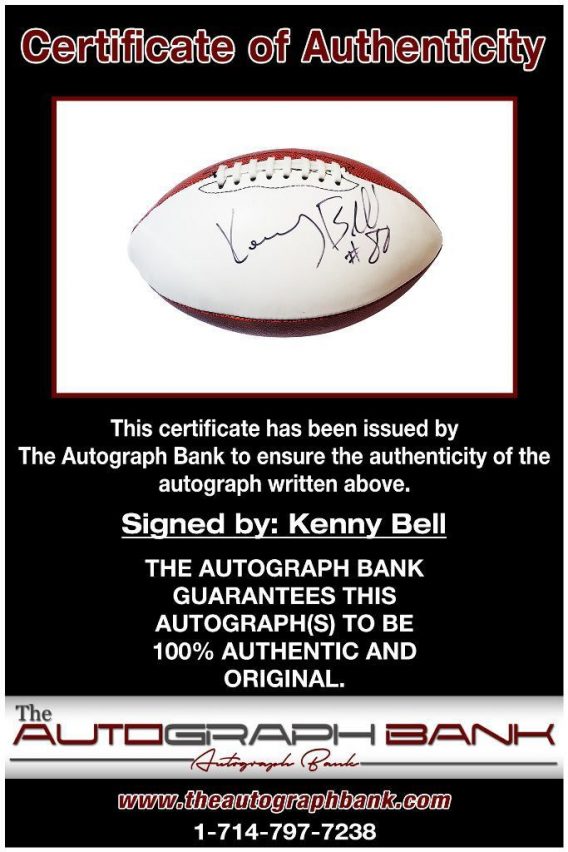 Kenny Bell proof of signing certificate