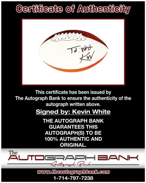 Kevin White proof of signing certificate