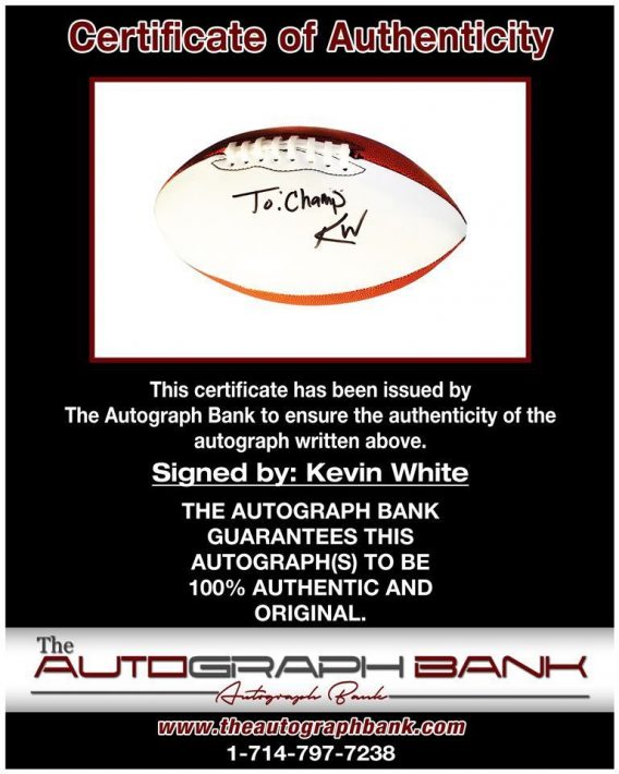 Kevin White proof of signing certificate
