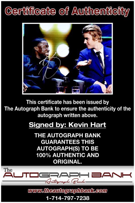 Kevin Hart proof of signing certificate