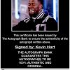 Kevin Hart proof of signing certificate