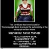 Kevin Mchale proof of signing certificate
