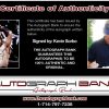 Kevin Sorbo certificate of authenticity from the autograph bank