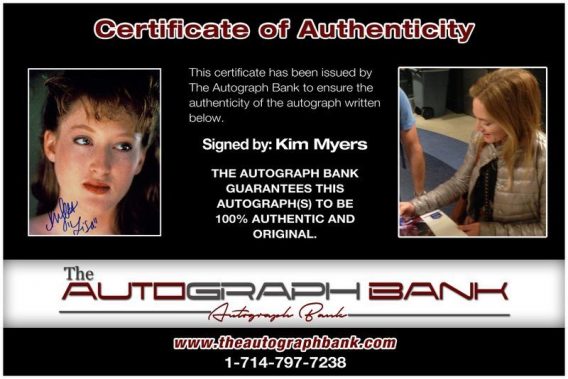 Kim Myers proof of signing certificate