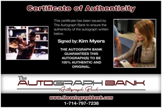 Kim Myers proof of signing certificate