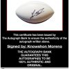 Knowshon Moreno proof of signing certificate