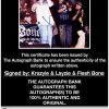 Krayzie & proof of signing certificate