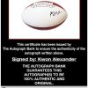 Kwon Alexander proof of signing certificate