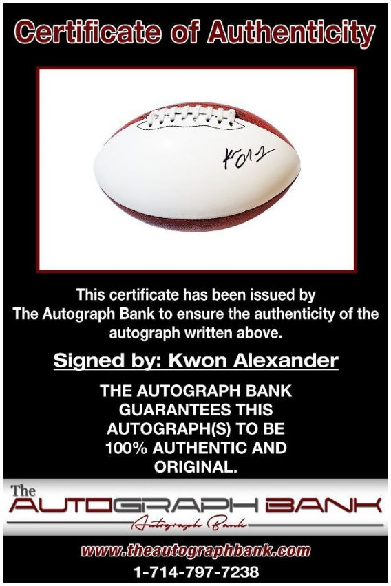 Kwon Alexander proof of signing certificate