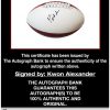 Kwon Alexander proof of signing certificate