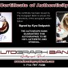 Kyra Sedgwick proof of signing certificate