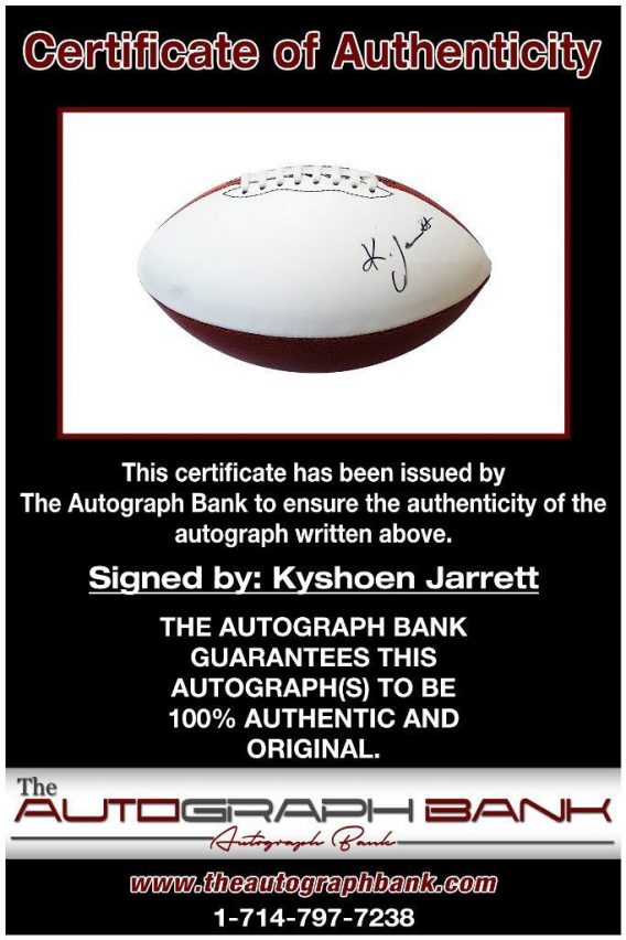 Kyshoen Jarrett proof of signing certificate