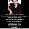 Leo Howard proof of signing certificate