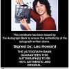 Leo Howard proof of signing certificate