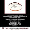 Leonard Williams proof of signing certificate