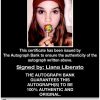 Liana Liberato proof of signing certificate