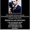 Liev Schreiber proof of signing certificate