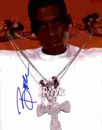 Lil Boosie authentic signed 8x10 picture