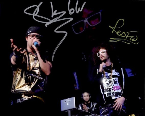 LMFAO Party authentic signed 8x10 picture
