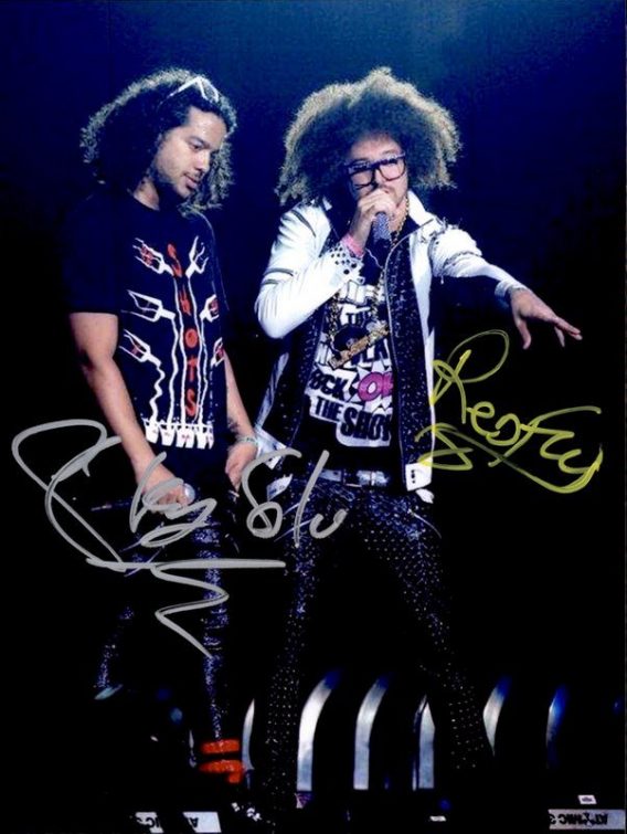 LMFAO Party Rock authentic signed 8x10 picture