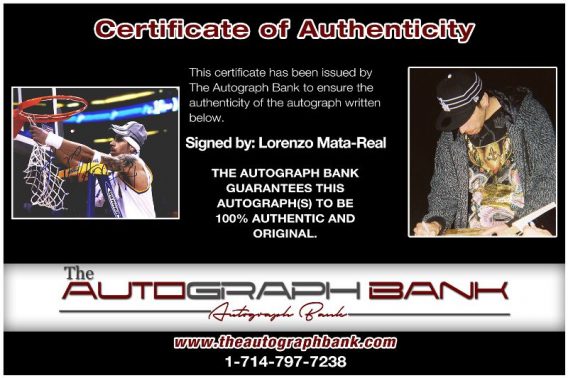 Lorenzo Mata proof of signing certificate
