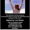 Lori Singer proof of signing certificate