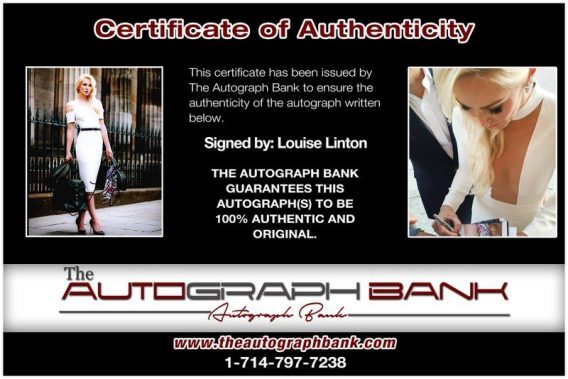 Louise Linton proof of signing certificate