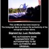 Luc Robitaille proof of signing certificate