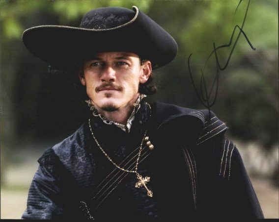 Luke Evans authentic signed 8x10 picture