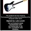 Lyle Lovett proof of signing certificate