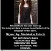 Madelaine Petsch proof of signing certificate