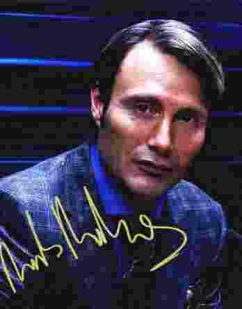 Mads Mikkelsen authentic signed 8x10 picture