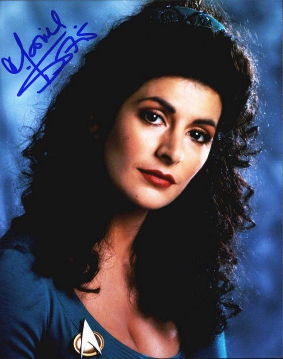 Marina Sirtis authentic signed 8x10 picture