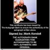 Mark Kendall proof of signing certificate