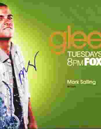 Mark Salling authentic signed 8x10 picture