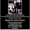 Marta Kristen proof of signing certificate