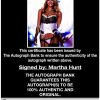Martha Hunt proof of signing certificate