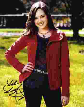 Mary Mouser authentic signed 8x10 picture
